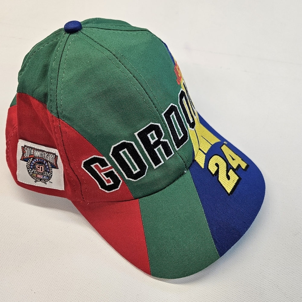 Vintage Jeff Gordon Competitors View  Green And Red Hat ~ Nascar Adjustable